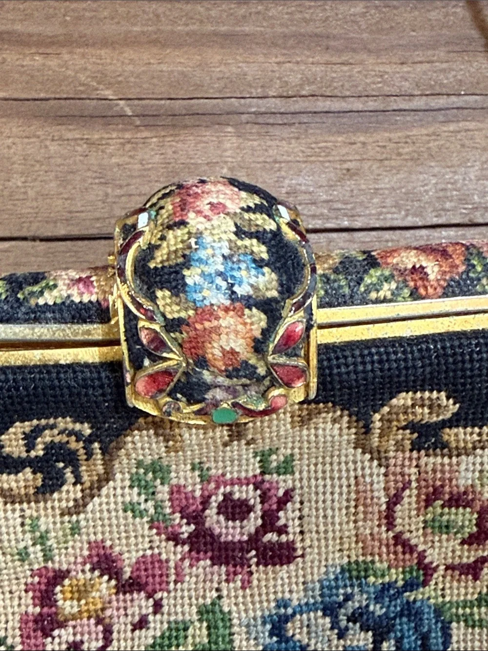Vintage 30s-60s Petit Point Bag